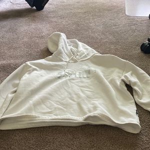 Cropped puma hoodie
